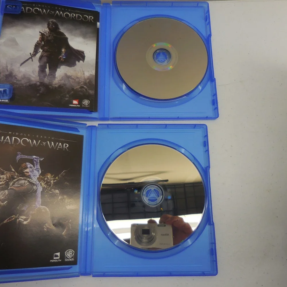 Middle-earth Shadow of Mordor & Shadow of‎ War PS4 Bundle PlayStation 4 Lot